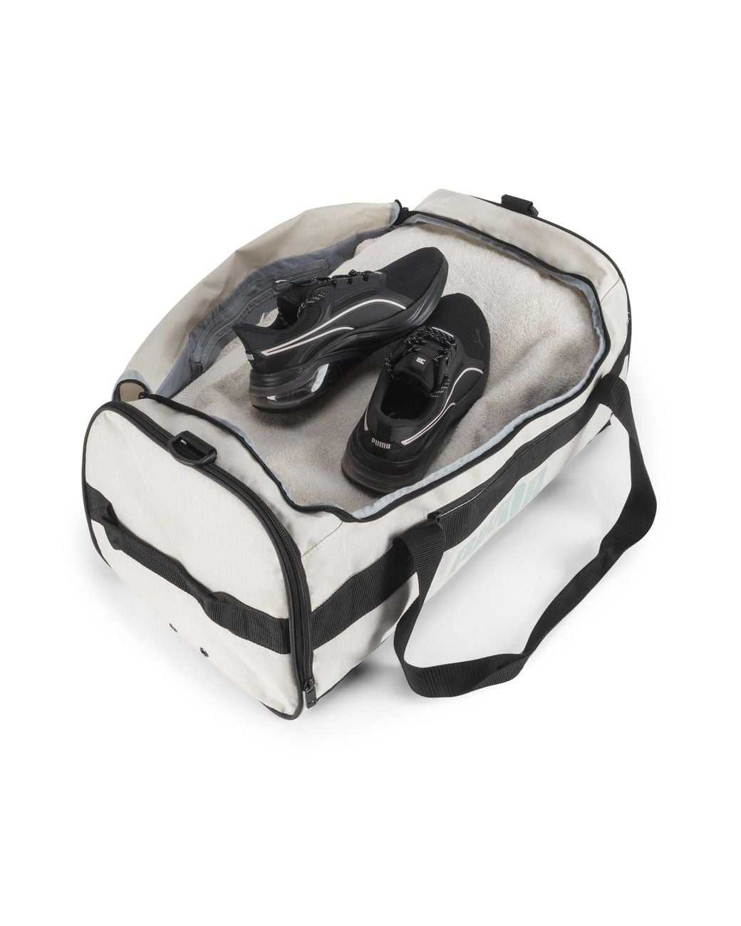 PUMA Black Evercat Demand Duffel Bag