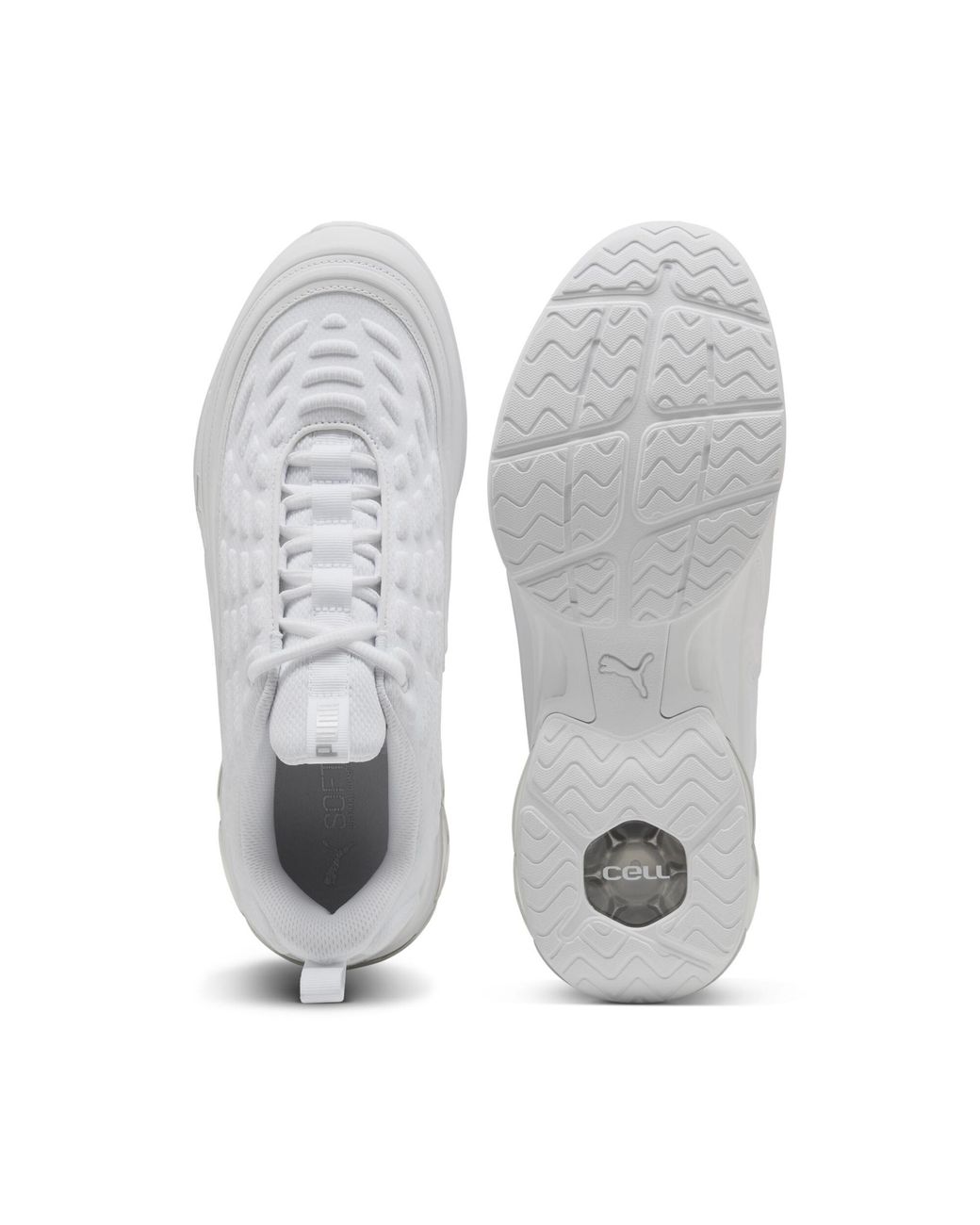 PUMA White Meza Sneakers for men