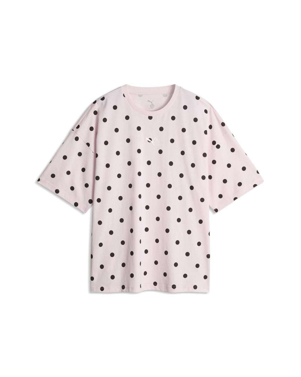 PUMA Pink Oversized Polka-Dot T-Shirt