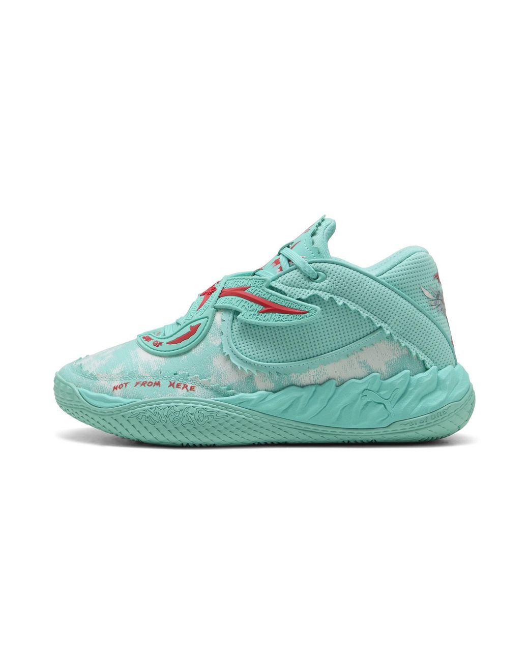 PUMA Green Mb.05 Melo World Basketball Shoes