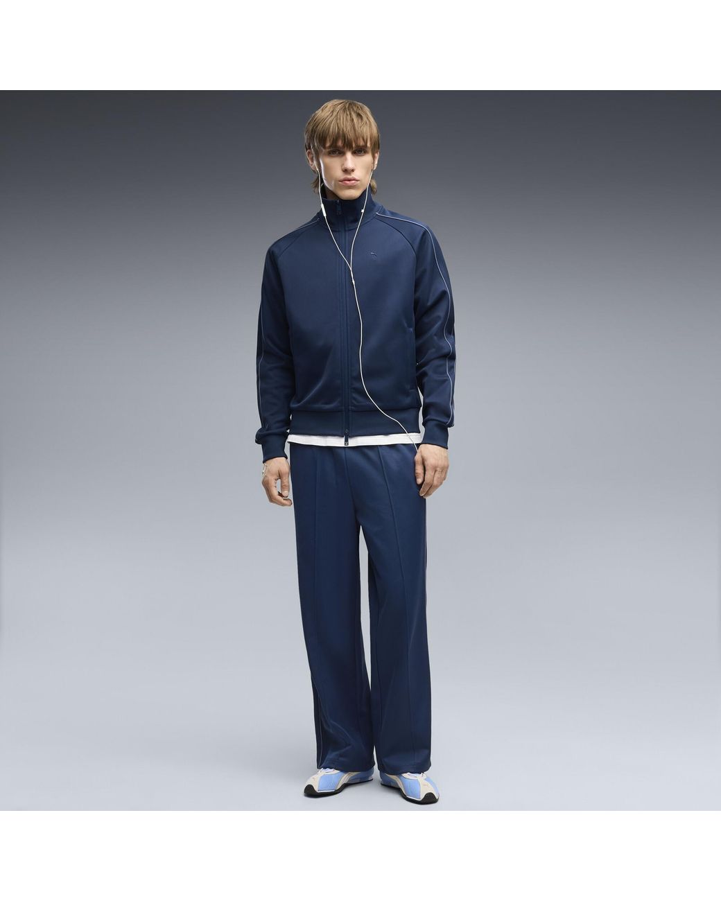 PUMA Blue T7 Track Jacket for men