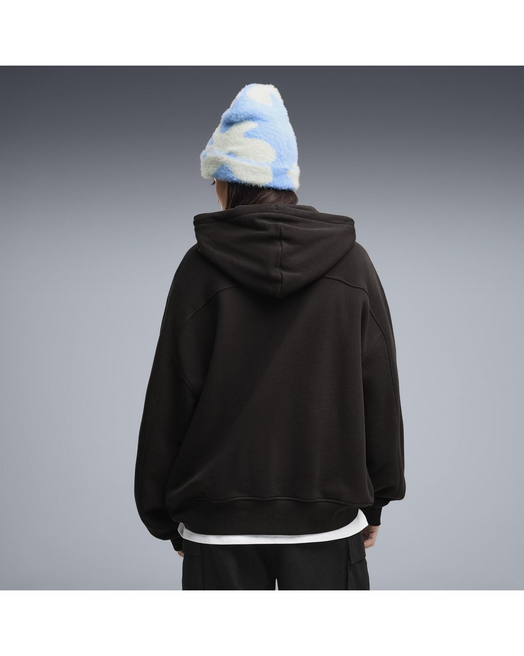 PUMA Black Essentials Oversized Hoodie