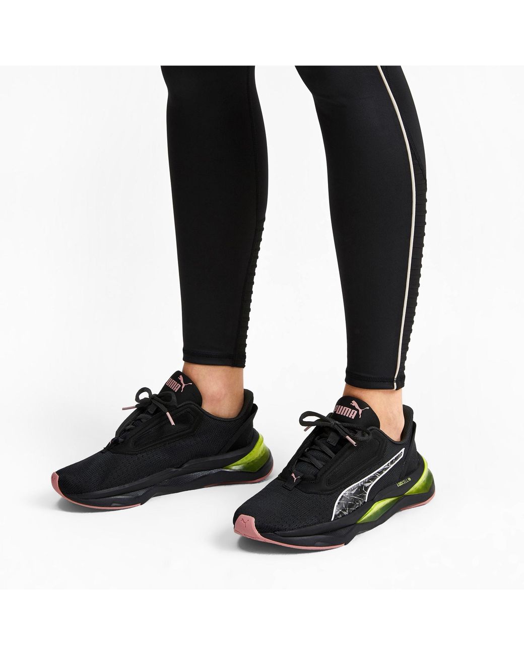 women's puma lqdcell shatter mid multi casual shoes