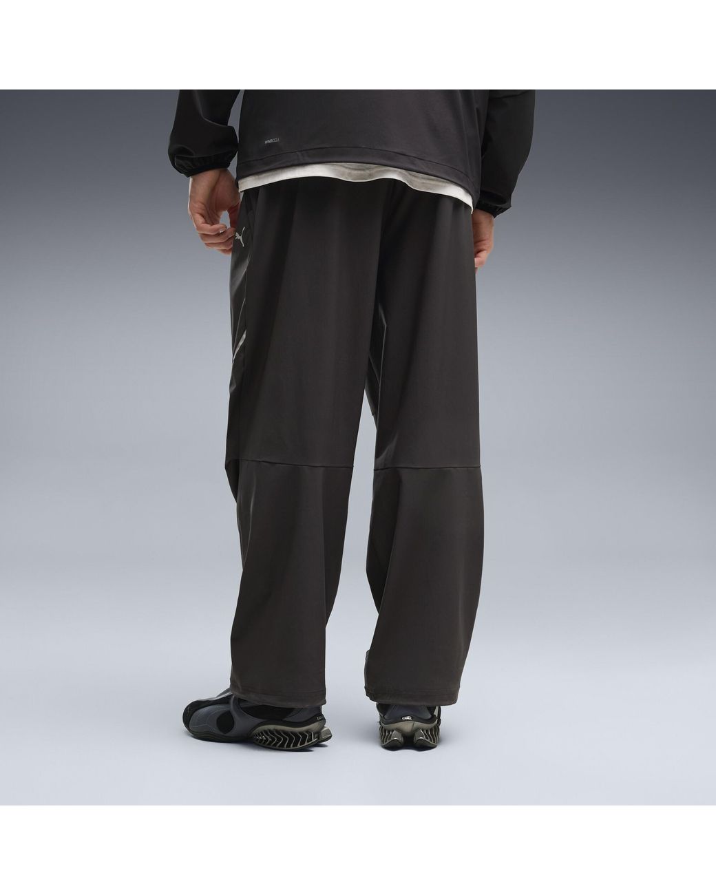 PUMA Black Tech 4-Way Stretch Track Pants for men