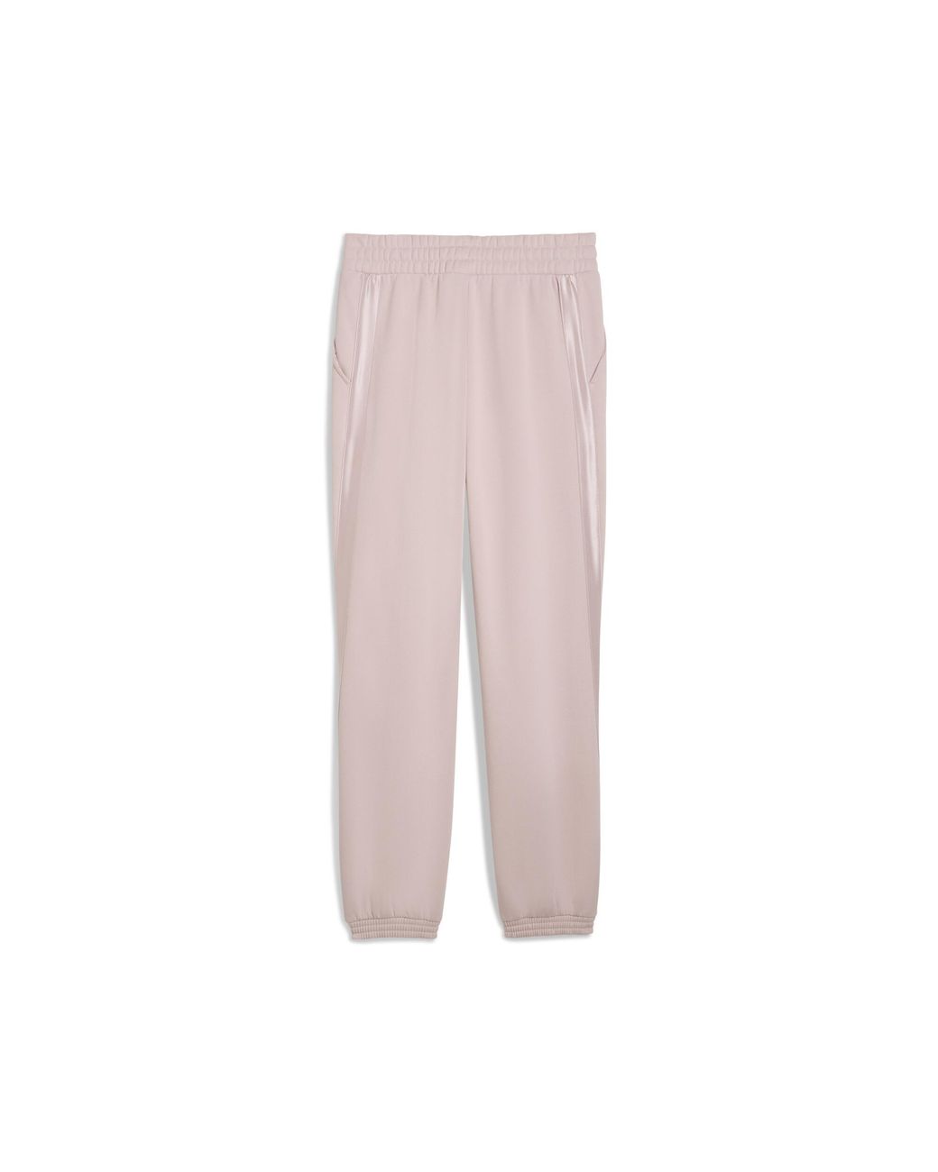 PUMA Pink Essentials Satin Joggers Pant