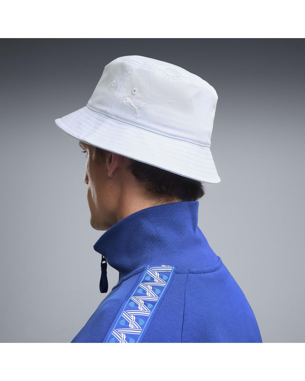 PUMA Blue Manchester City Ftblessentials Bucket Hat