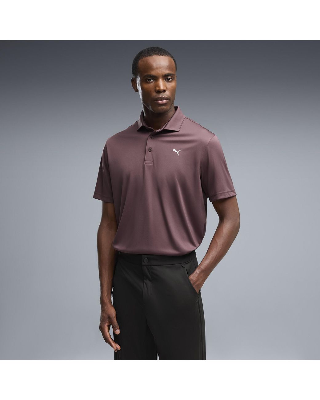 PUMA Purple Pure 3.0 Golf Polo for men