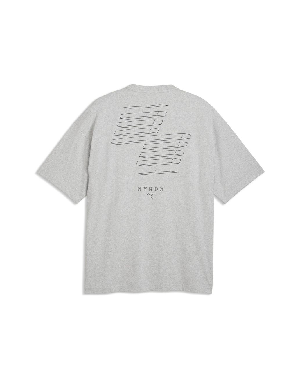 PUMA Gray X Hyrox Lifestyle Oversize T-Shirt for men