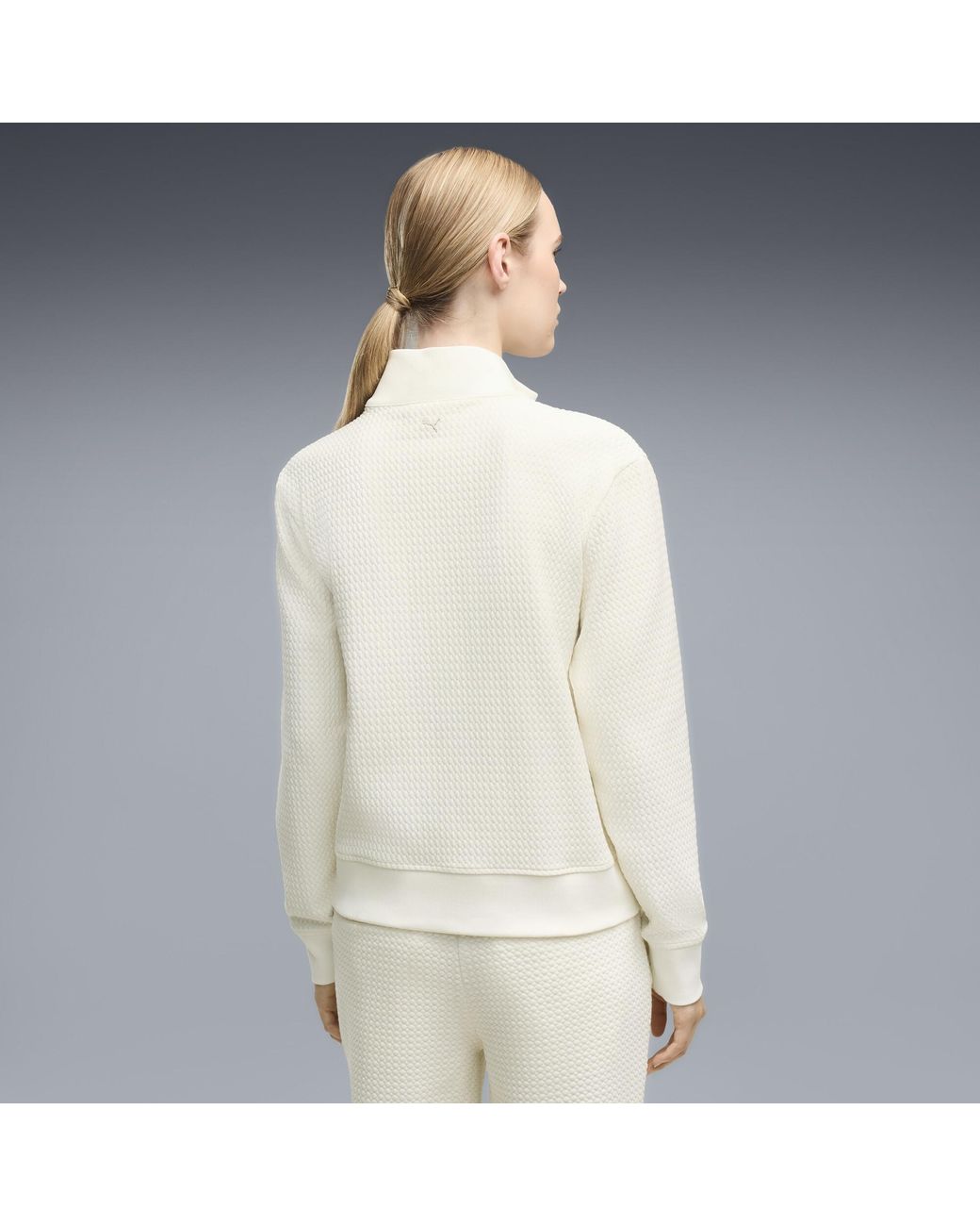 PUMA White Boulder Half-Zip Golf Jacket