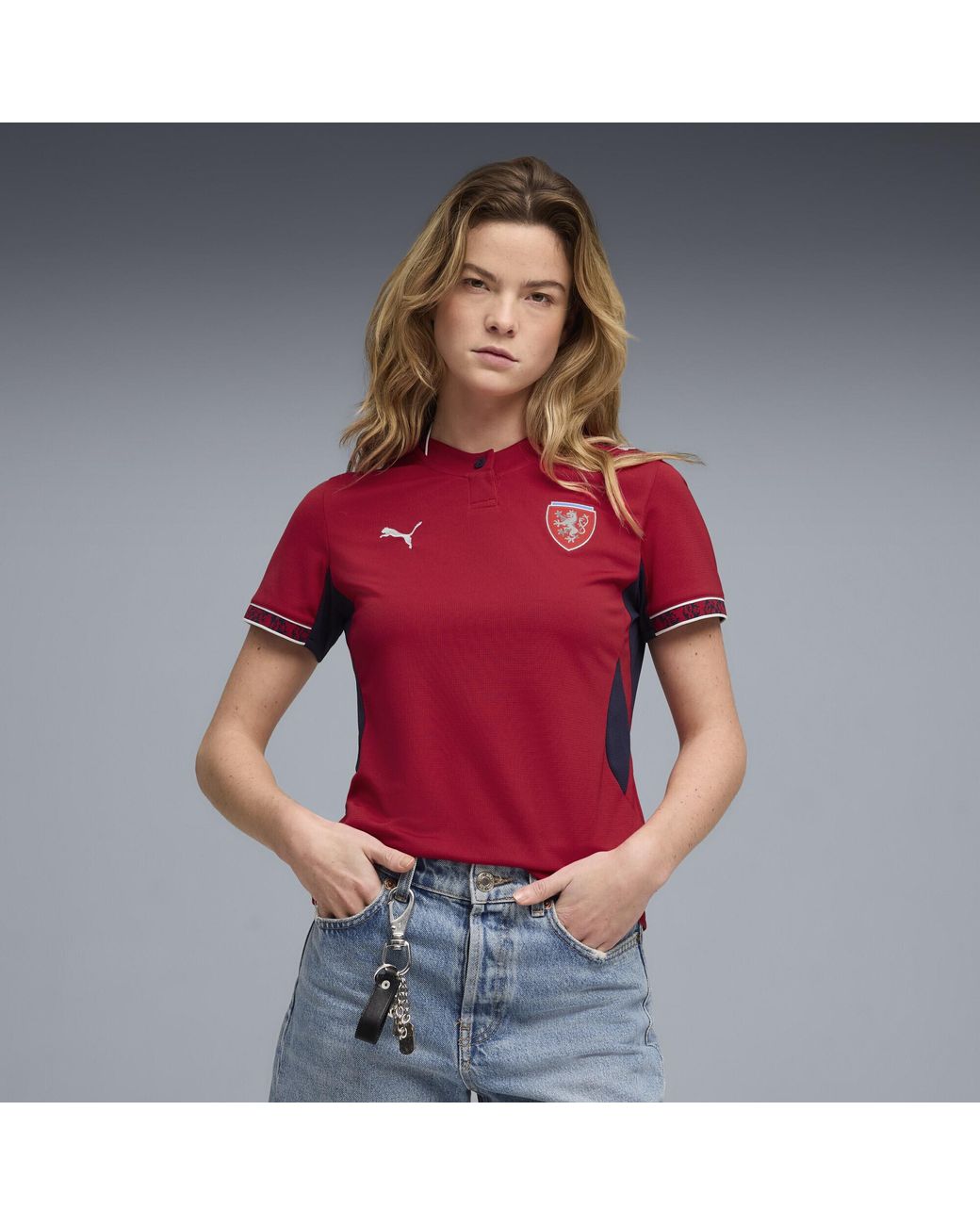 PUMA Red Czechia Home Jersey