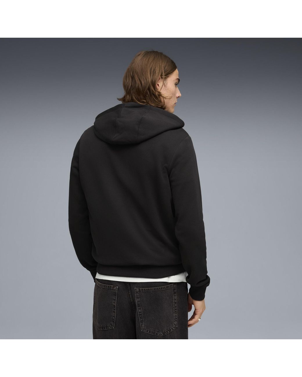 PUMA Black X Aston Martin Aramco F1 Team Essentials Hoodie for men