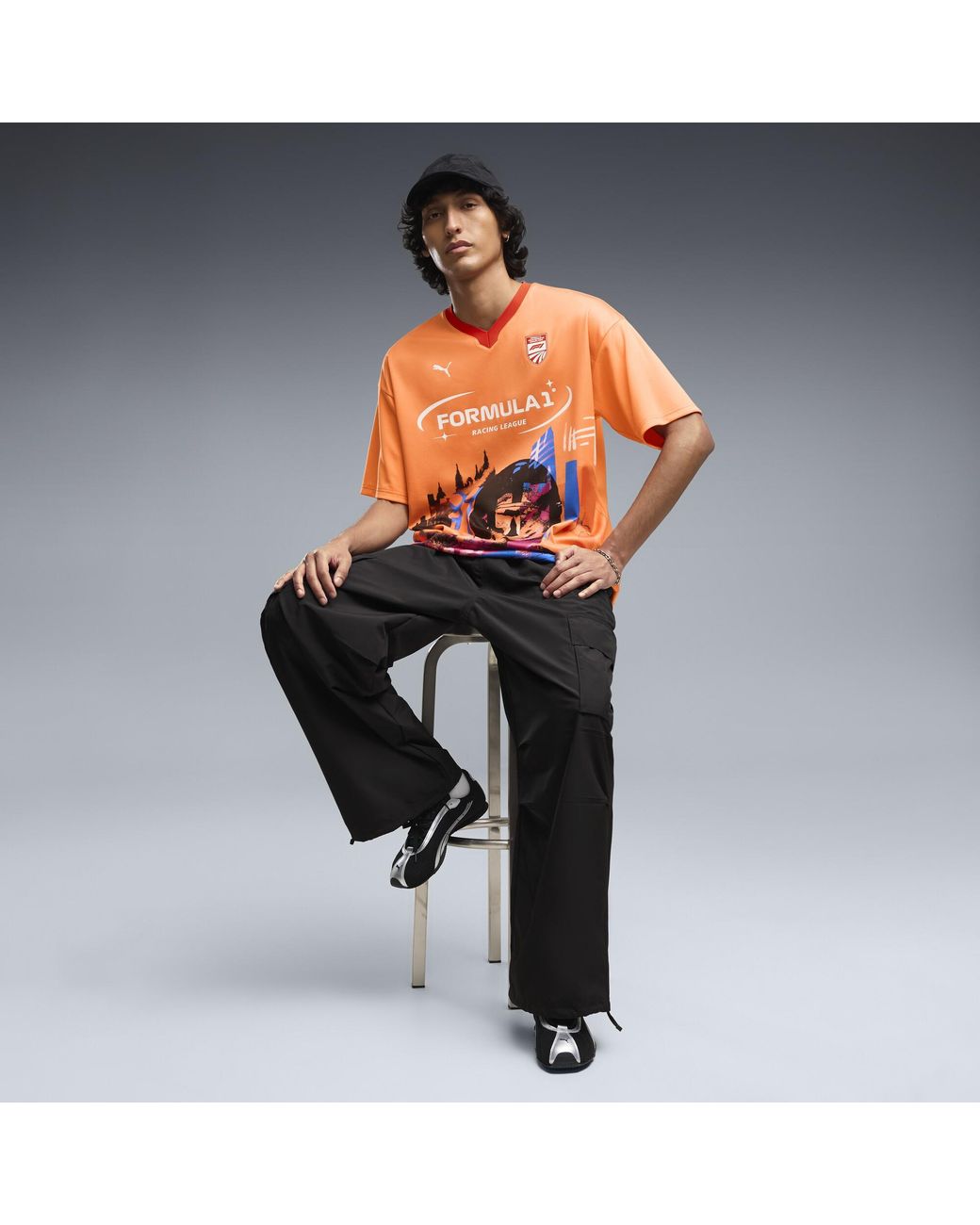 PUMA Orange F1 Spain Relaxed Jersey for men