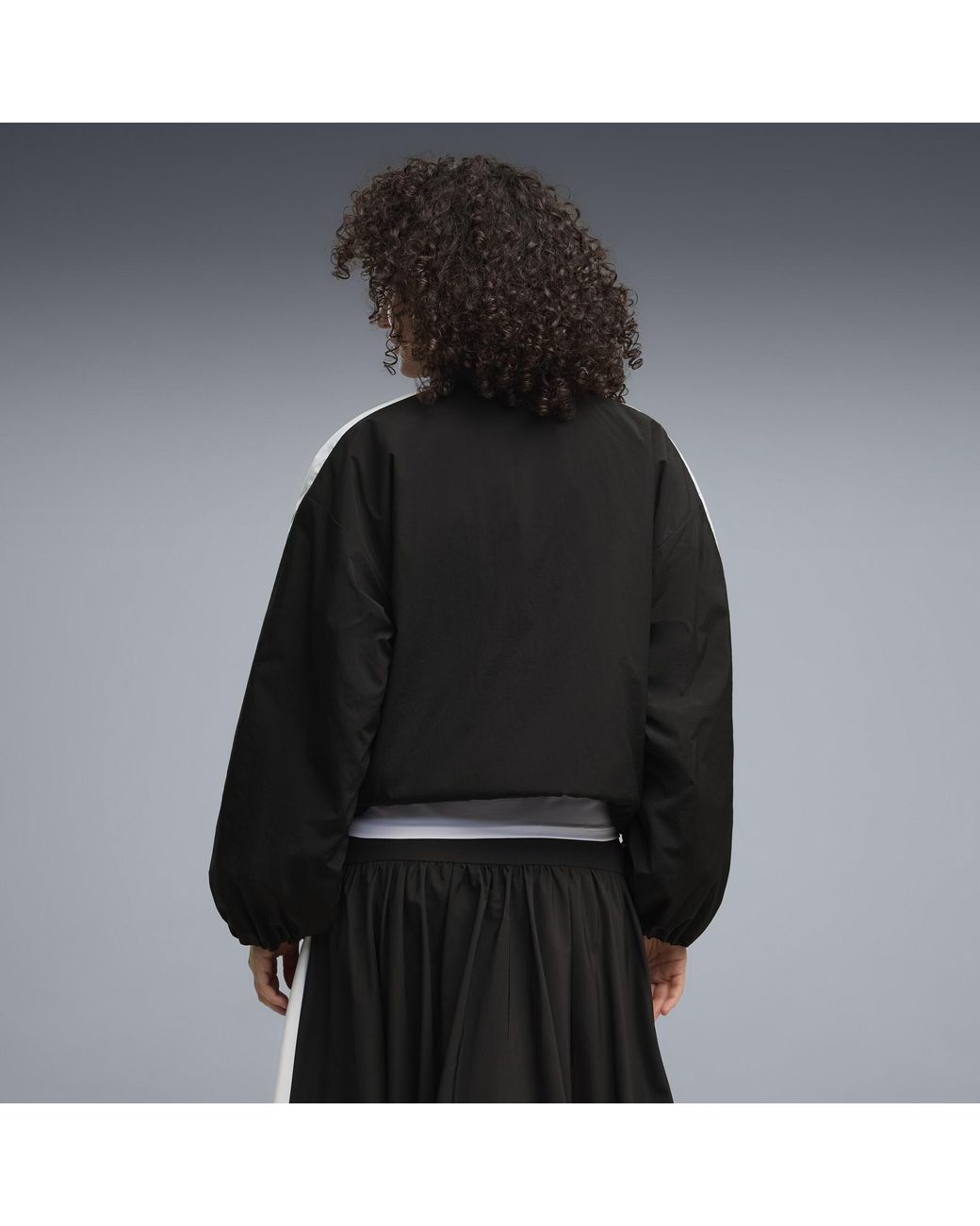 PUMA Black T7 Primaloftâ Padded Kimono Jacket