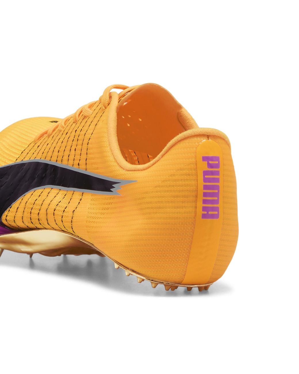 PUMA Orange Evospeed 400 Nitroâ Elite 2 Track & Field Sprinting Spikes Shoes