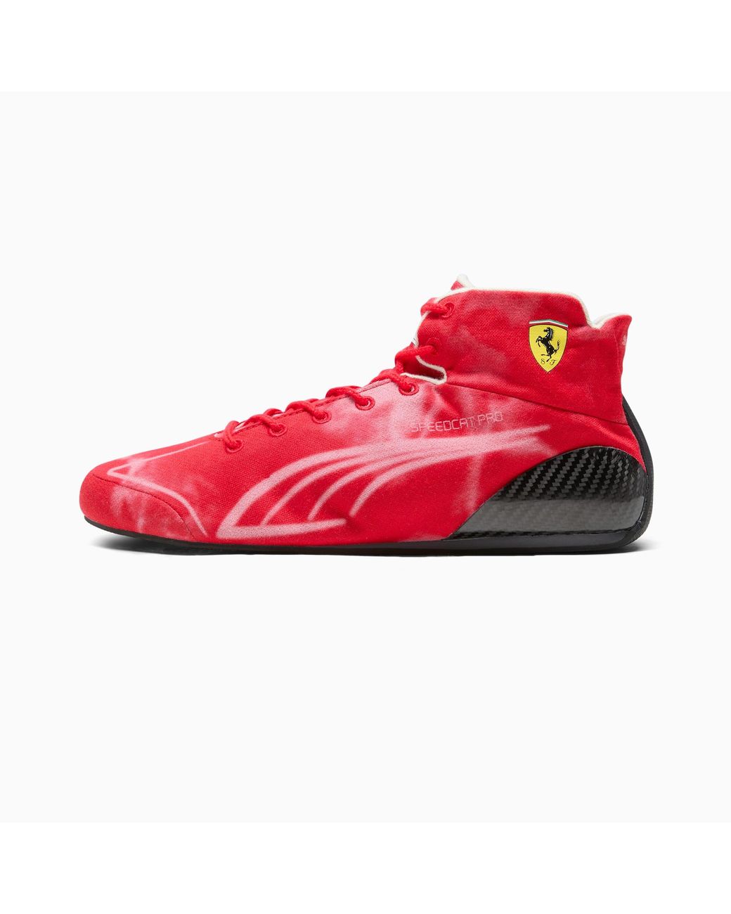 PUMA Scuderia Ferrari Speedcat Pro Desert Driving Shoes in Red | Lyst UK