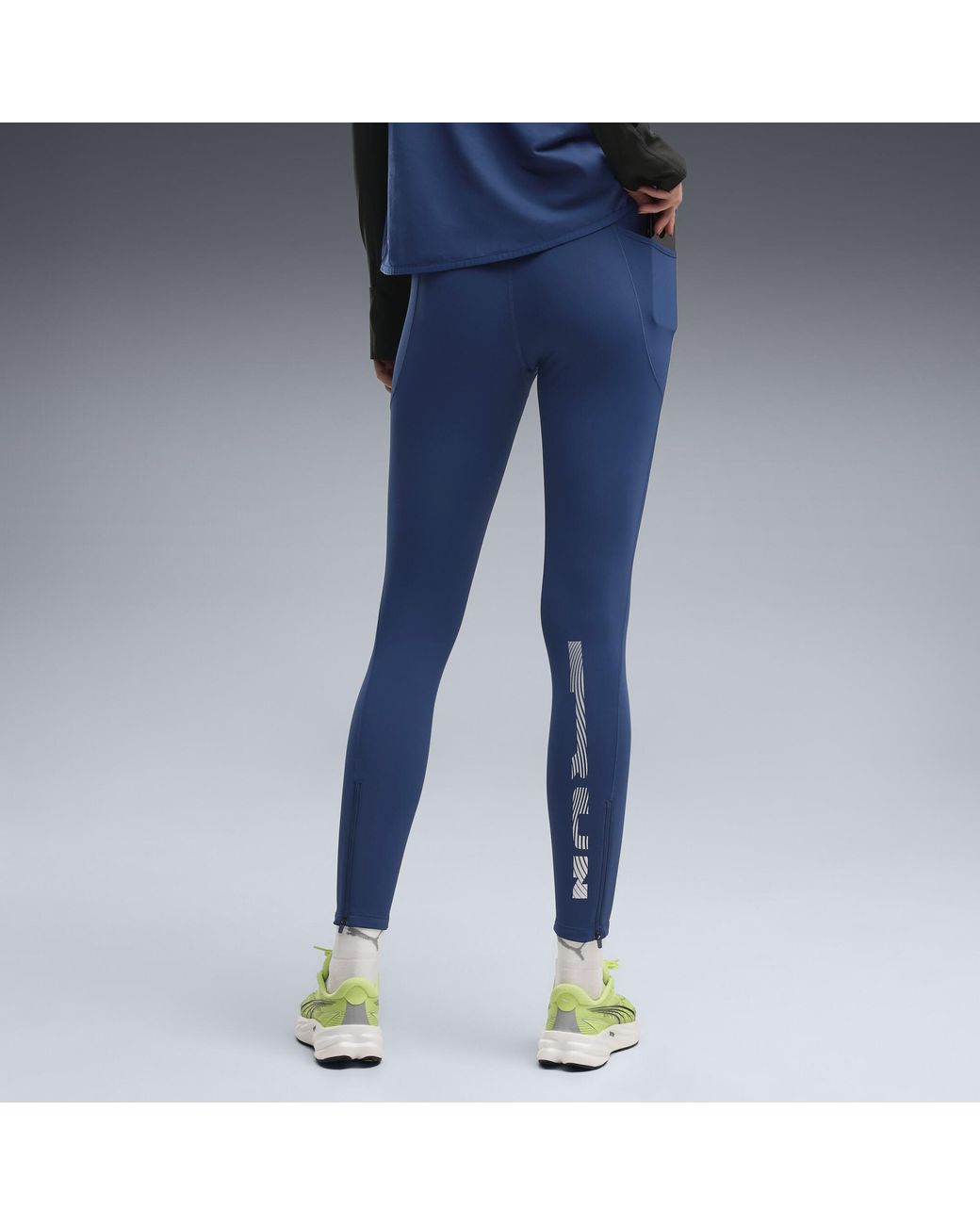 PUMA Blue Brightstride Warmcell Performance Running Insulated Tights