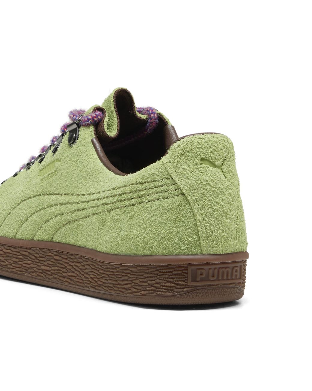 PUMA Green Suede Hike Sneakers