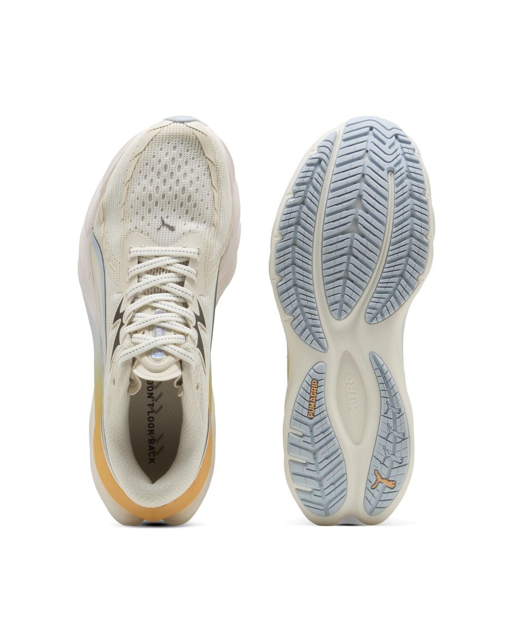 PUMA White Velocity Nitro 4 Running Shoes