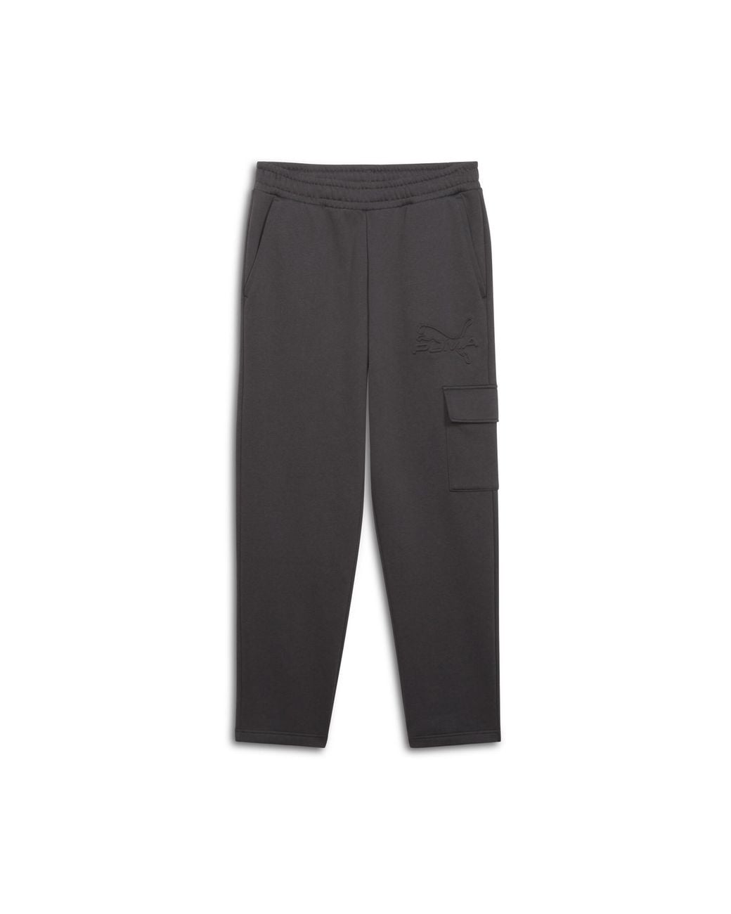 PUMA Gray Elevated Essentials Cargo Pants for men