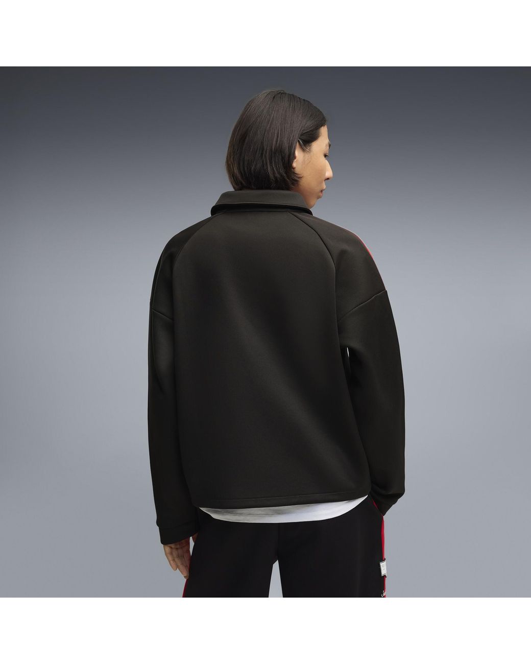 PUMA Black Ferrari T7 Track Jacket for men