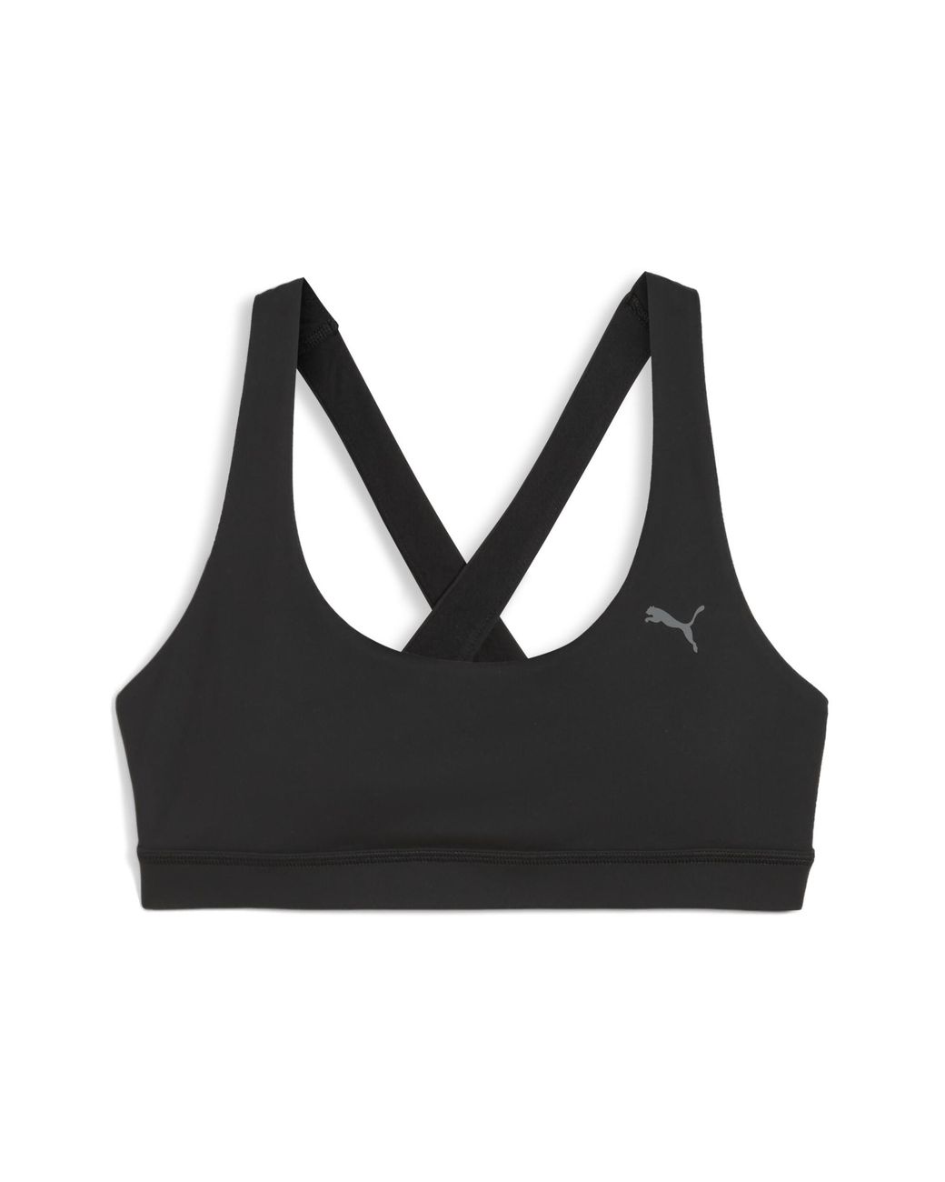 PUMA Black Cloudspun Ultra Soft Mid Impact Sports Bra