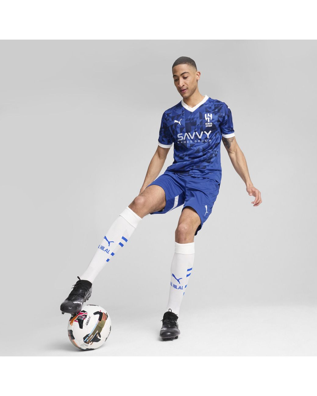 PUMA Blue Al-Hilal Sfc 24/25 Home Replica Jersey for men