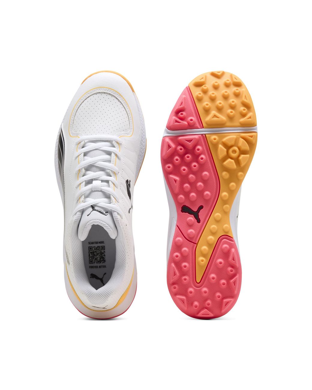 PUMA Red 24 Fh Rubber Cricket Shoe