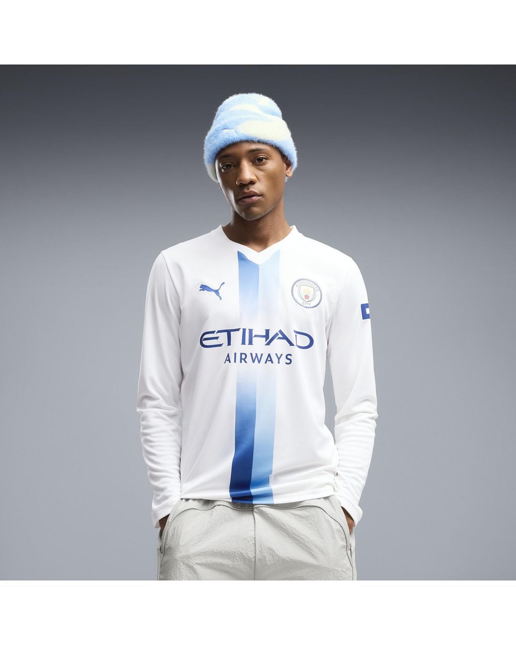 PUMA Blue Manchester City 26/27 Third Long Sleeve Jersey for men