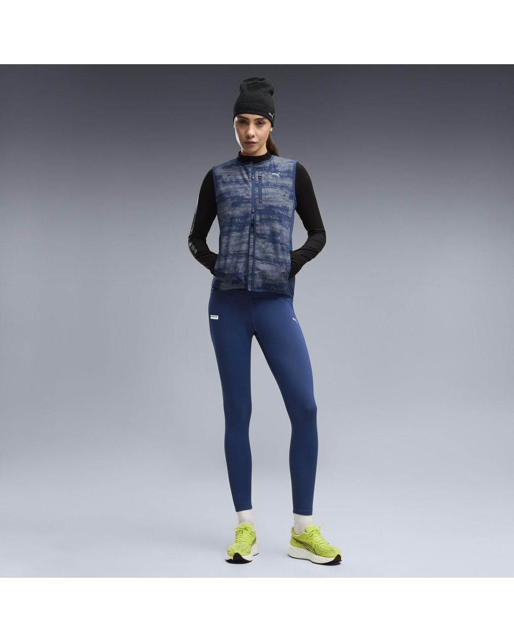 PUMA Blue Brightstride Primaloft Heat Insulation Running Vest