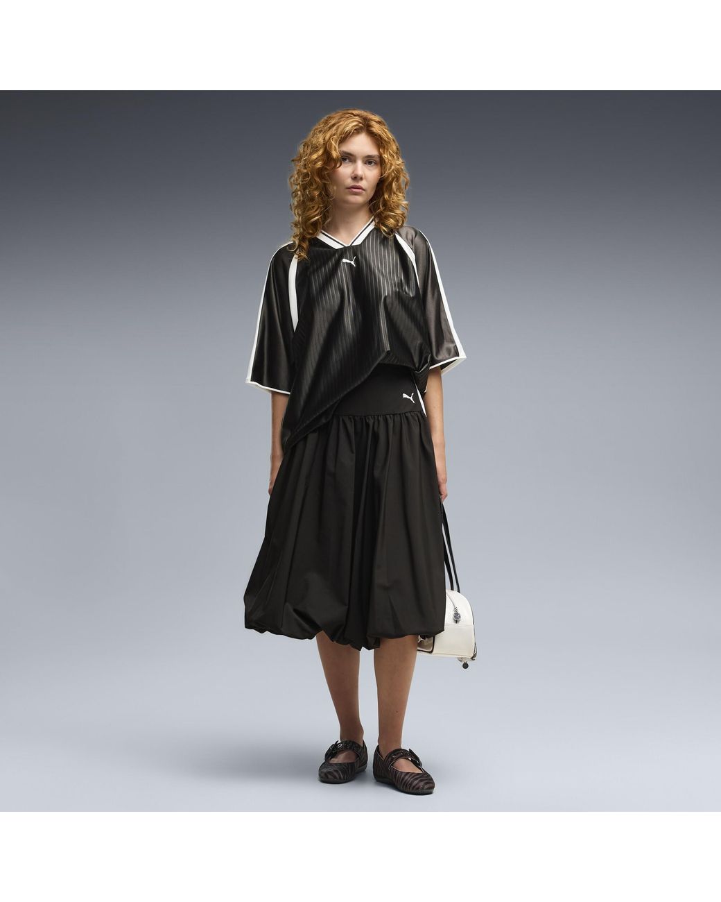 PUMA Black Speedcat Ballet Dress-Up Tiger-Print Sneakers