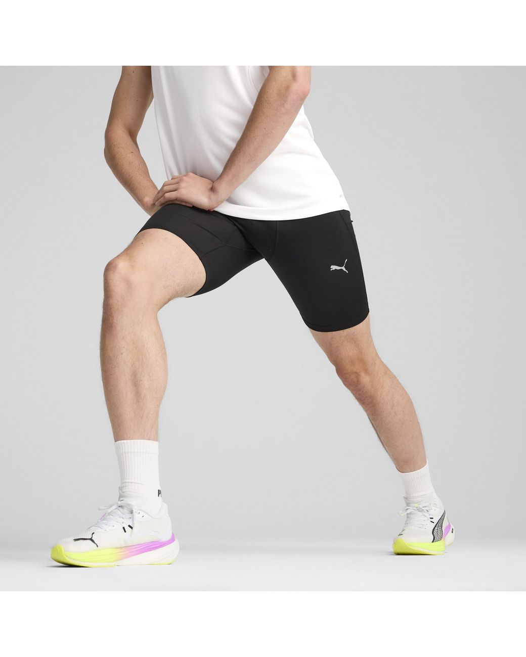 PUMA Black Run Foundation 8" Short Tights for men