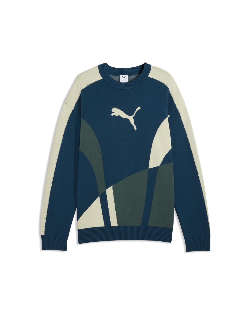 Pull En Maille Décontractée T7 E PUMA en coloris Blue
