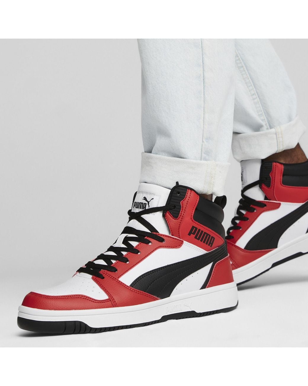 PUMA Red Adults Rebound V6 Sneakers for men