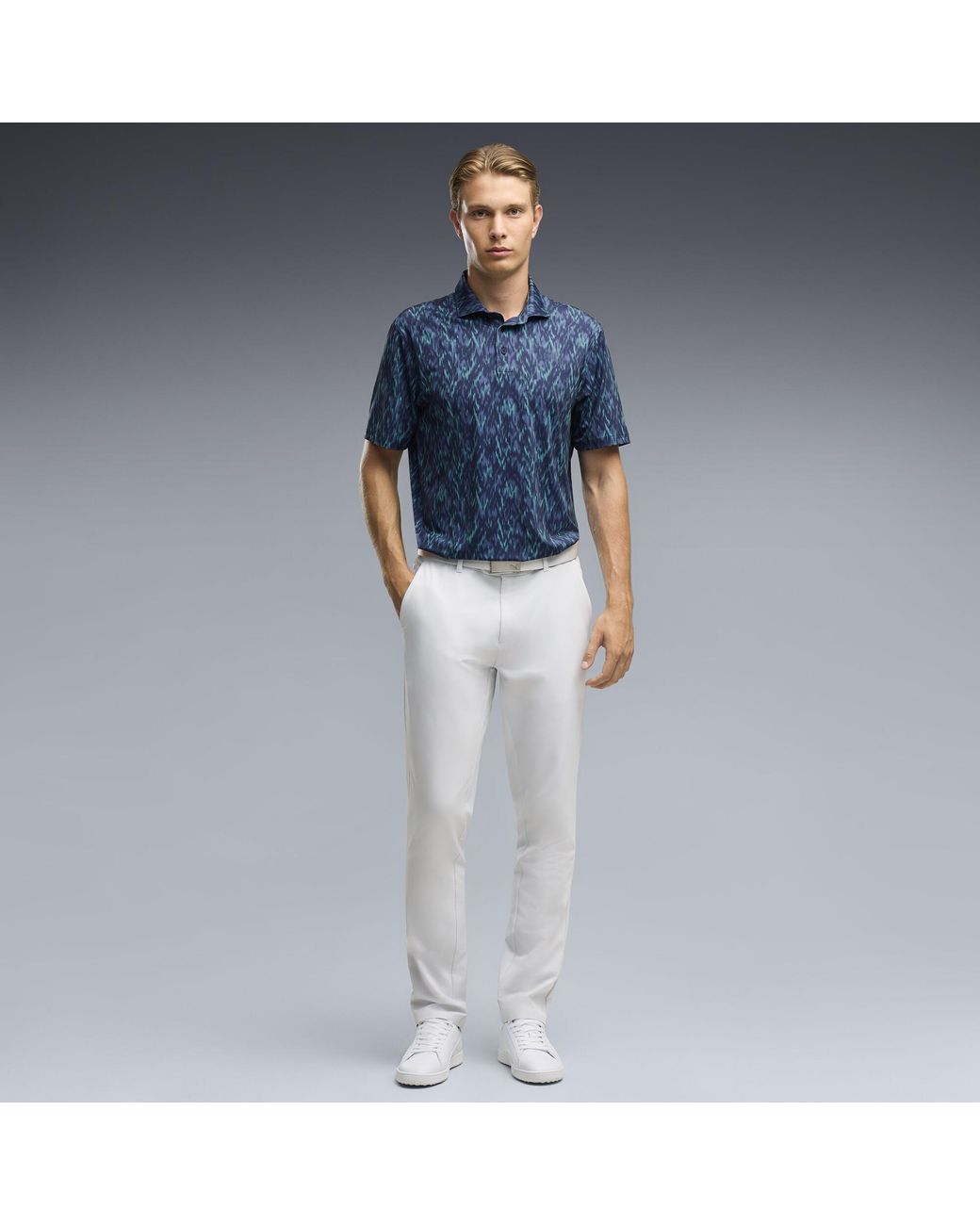 PUMA Blue Mattr Northern Lights Golf Polo for men