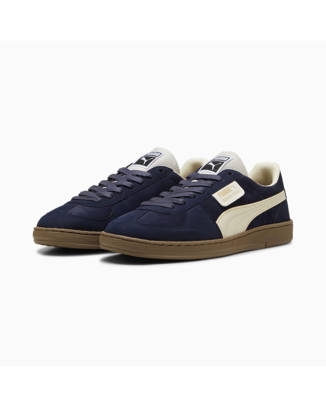 PUMA Super Team Velvet Sneakers in Blue Lyst UK