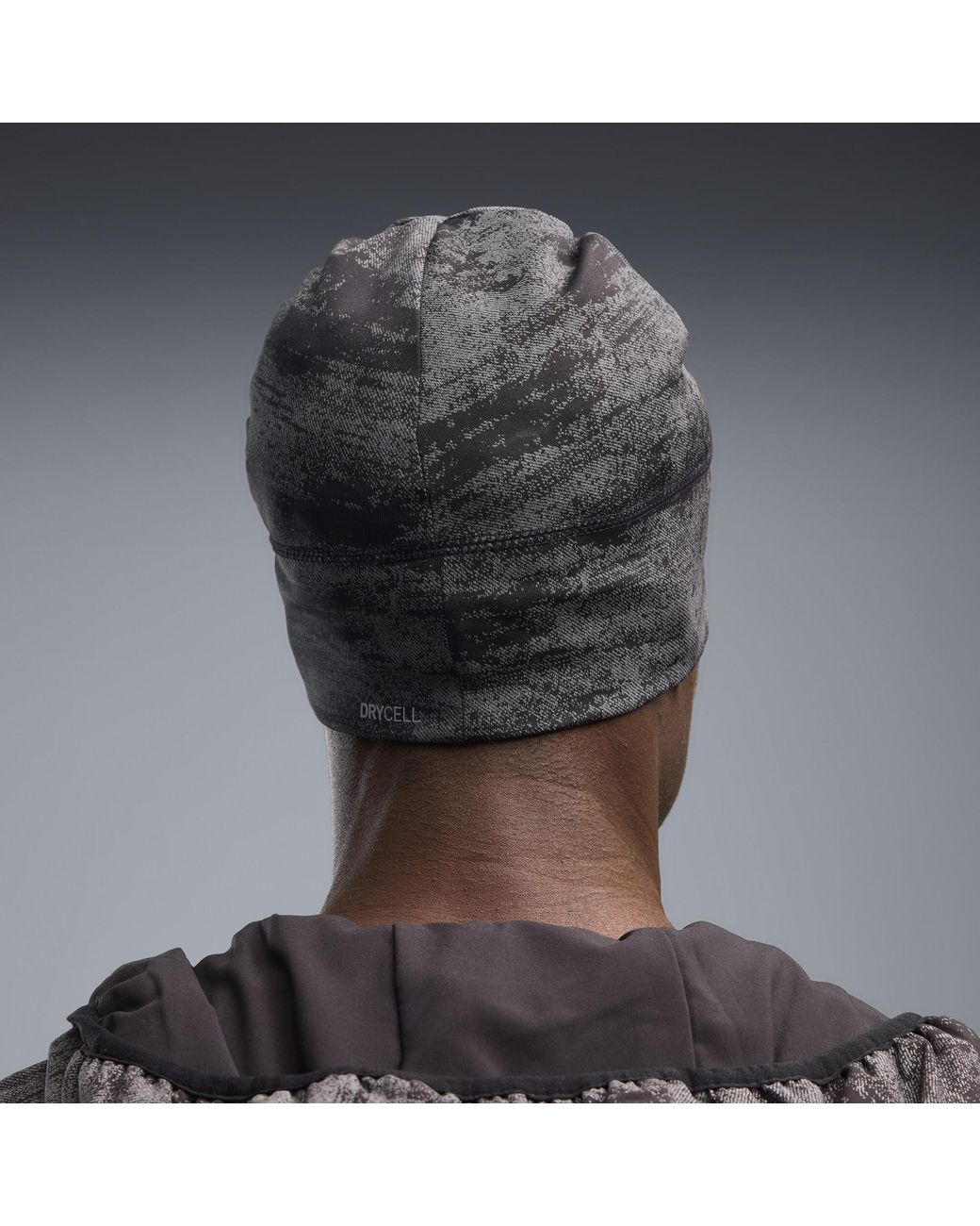 PUMA Gray Run Running Mid Crown Skull Beanie