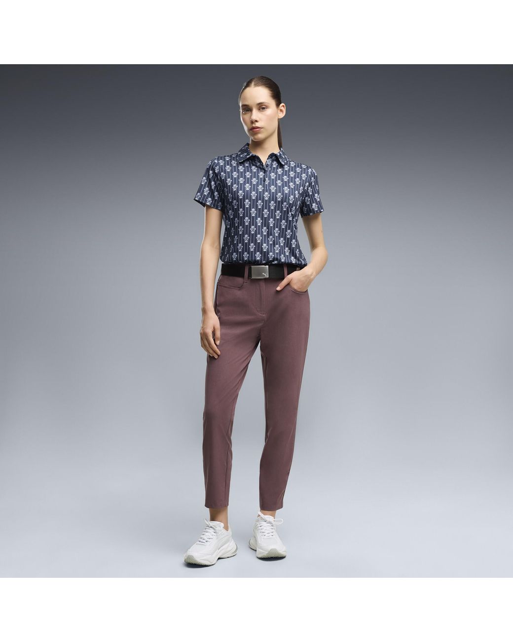 PUMA Purple Avant Slim Golf Pants