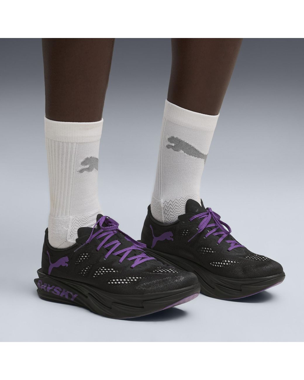 PUMA Black X Saysky Deviate Nitro Elite 4 Running Shoes