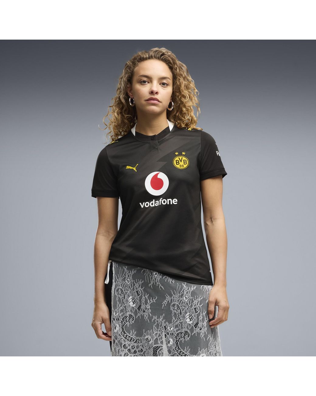 PUMA Black Borussia Dortmund 26/27 Away Jersey