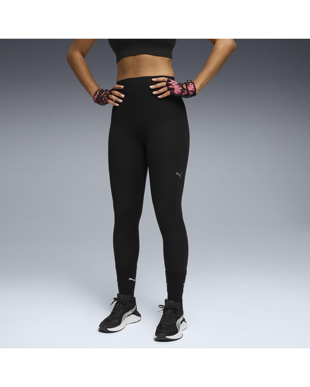 PUMA Black Shapeluxe High-Waist, 7/8 Training Tights
