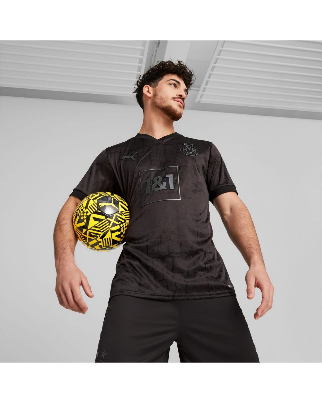 PUMA Borussia Dortmund Special Edition Jersey Men in Grey for Men