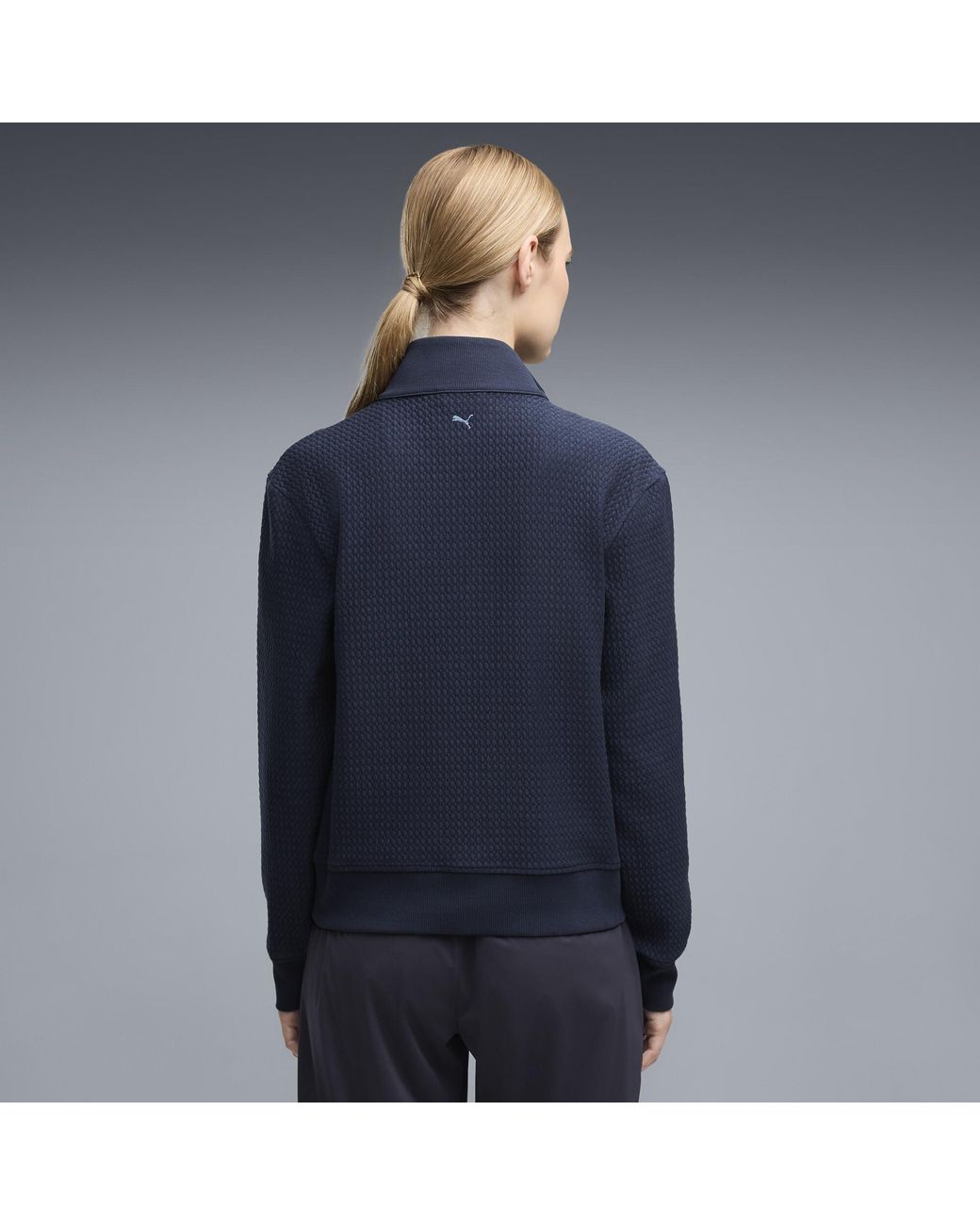 PUMA Blue Boulder Half-Zip Golf Jacket
