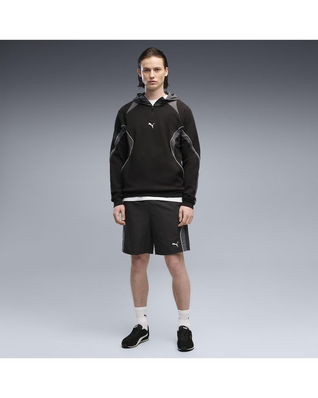 PUMA Black Sport Woven Shorts for men