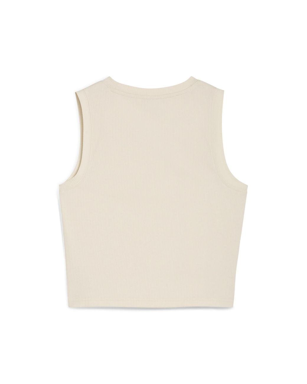 PUMA Gray Elevated Essentials Ribbed Tank Top