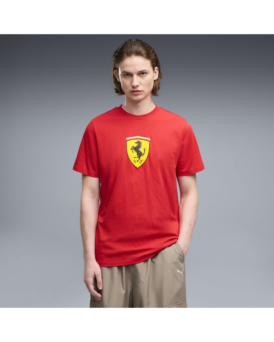 PUMA Scuderia Ferrari Coloured Shield T-Shirt for men