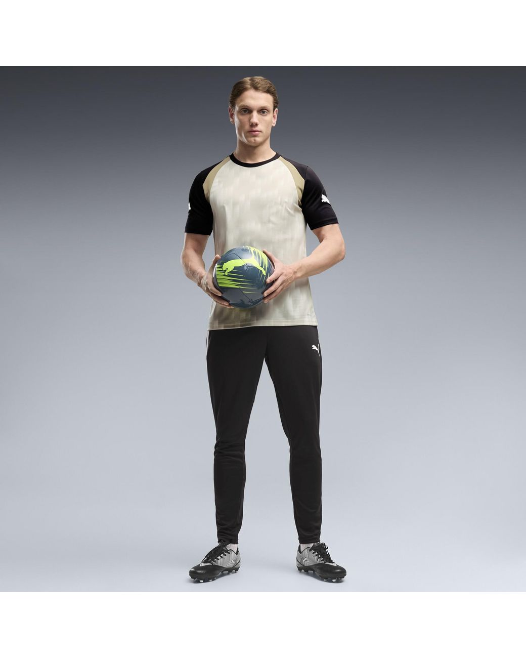 PUMA Black Individualfinal Slim Training Pants for men