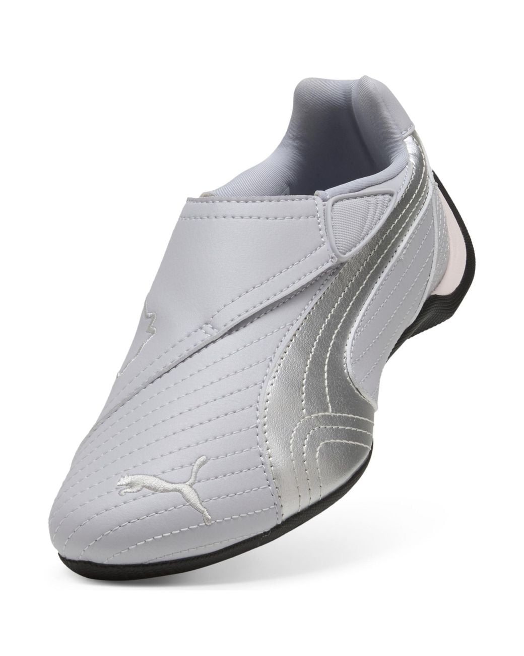 PUMA White Slipcat Metallic Sneakers