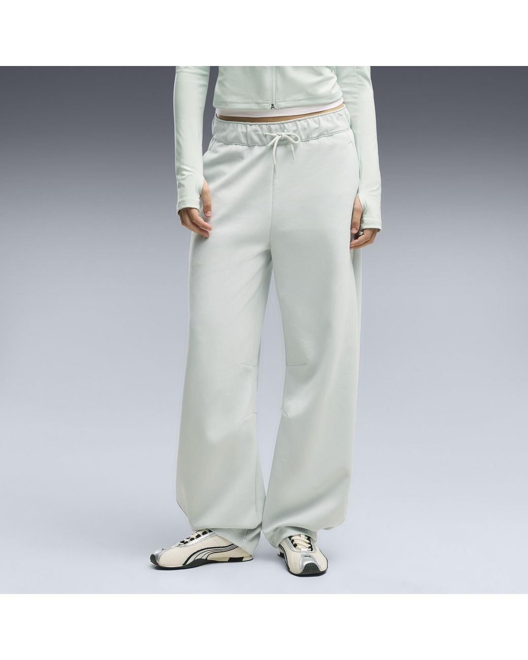 PUMA Gray Tech Sense Barrel Sweatpants