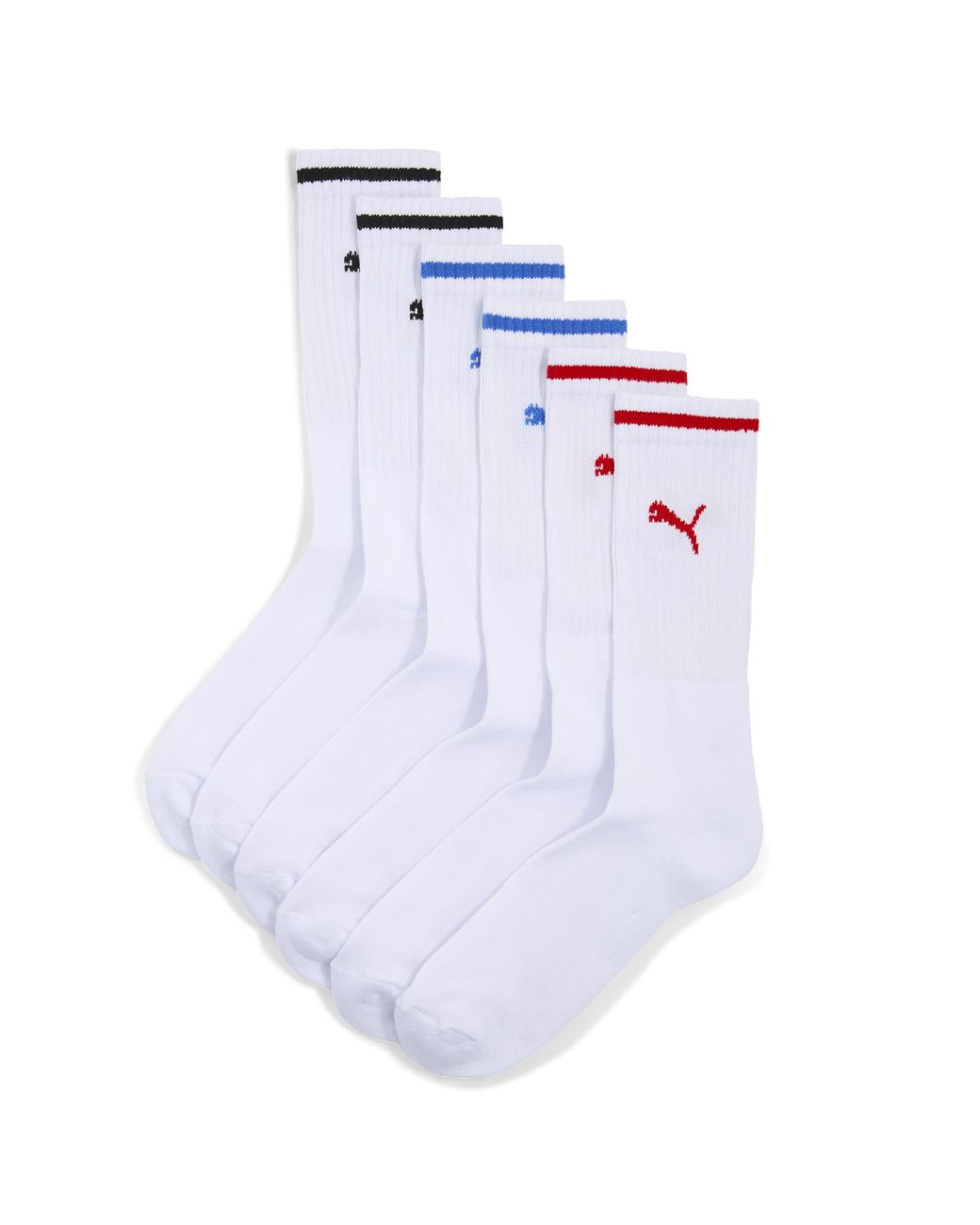 Sport Crew Socks, , Talla PUMA de color White