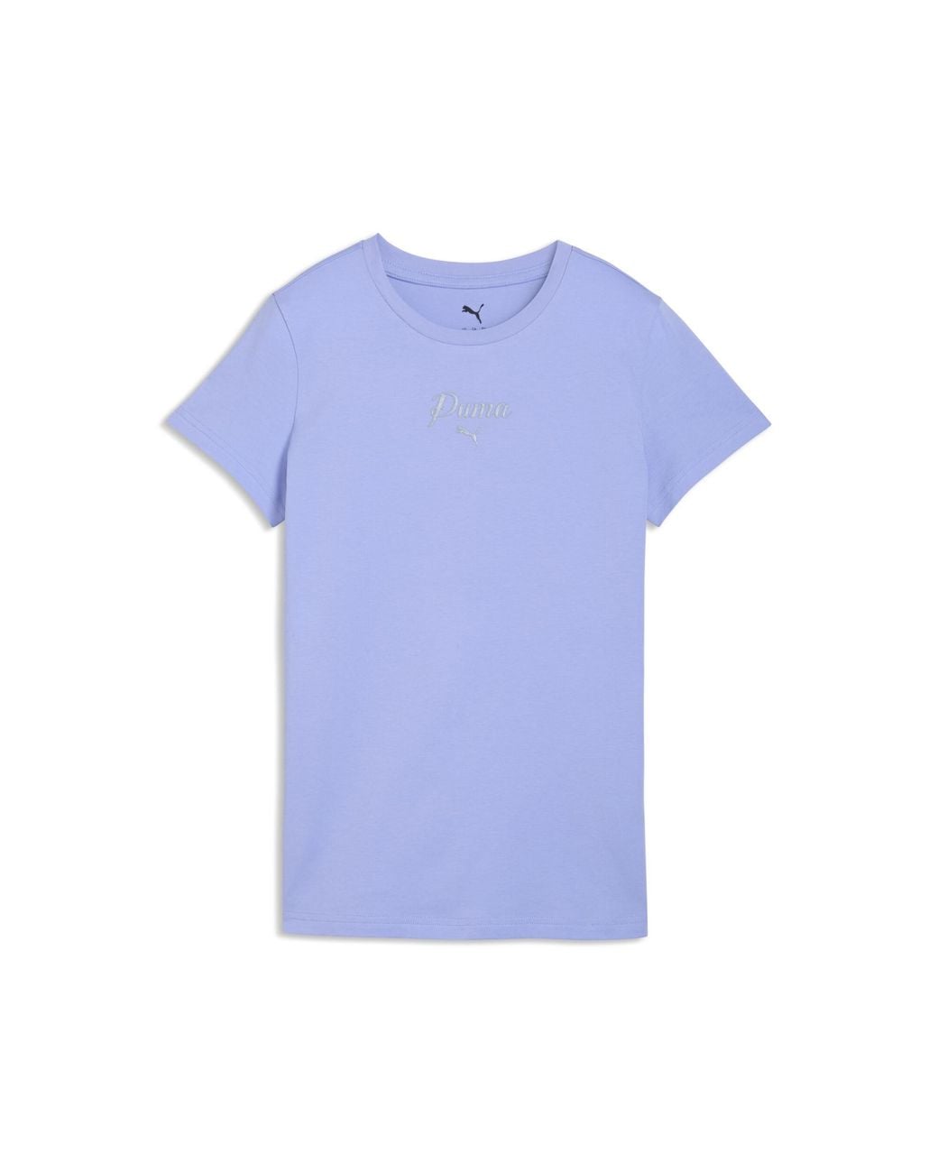 PUMA Blue Essentials Script T-Shirt